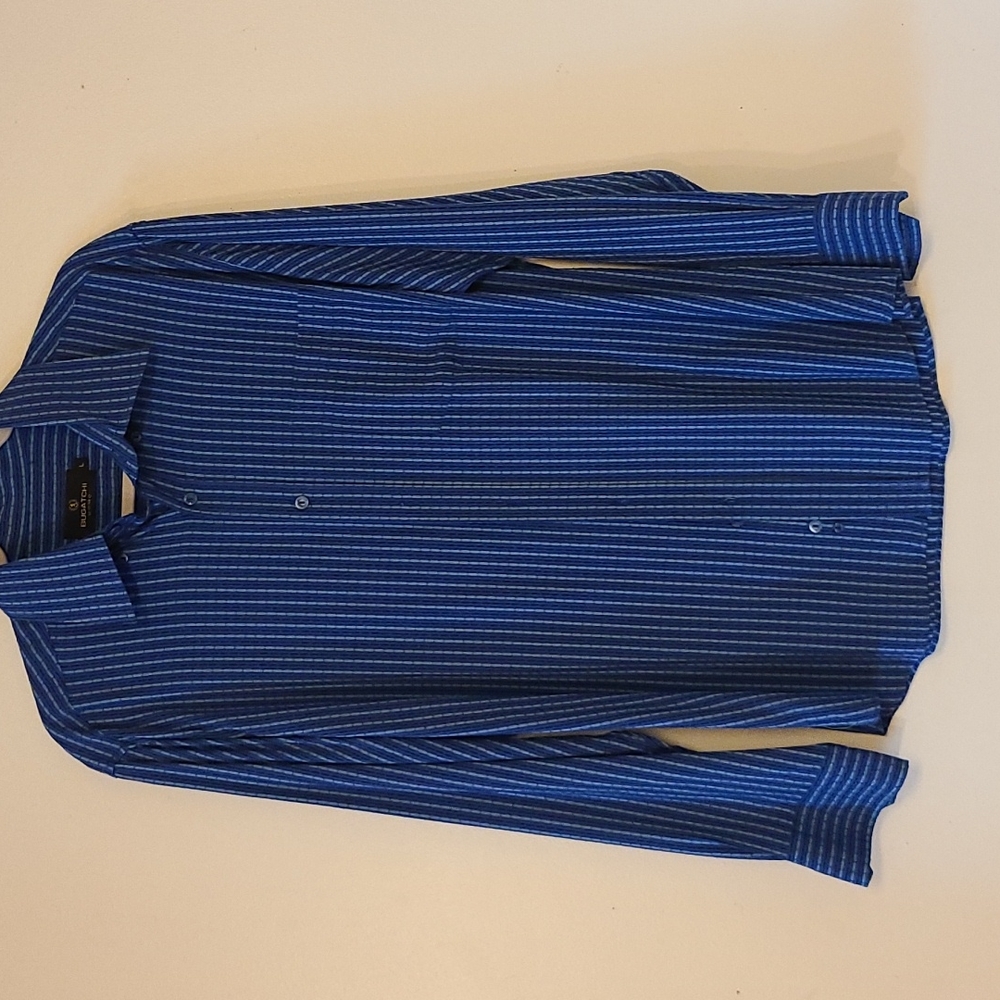 Men's button long sleeve shirt bugatchi size large